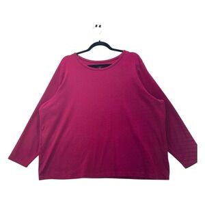 Lands End Shirt Magenta 3x